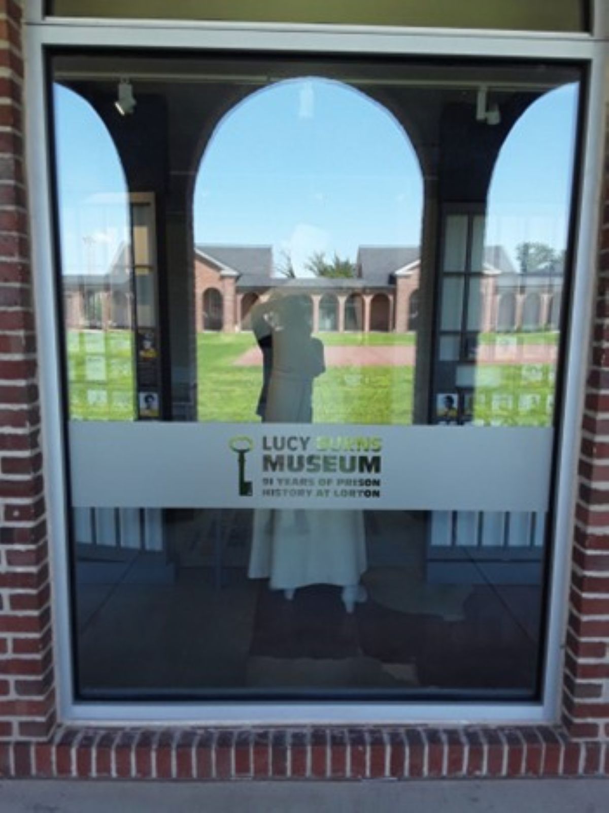 Lucy Burns Museum entrance in Lorton, Virginia