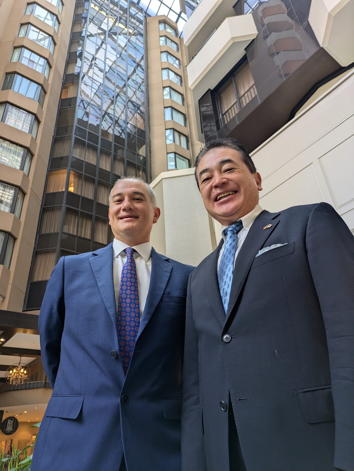 With the governor of Yamata